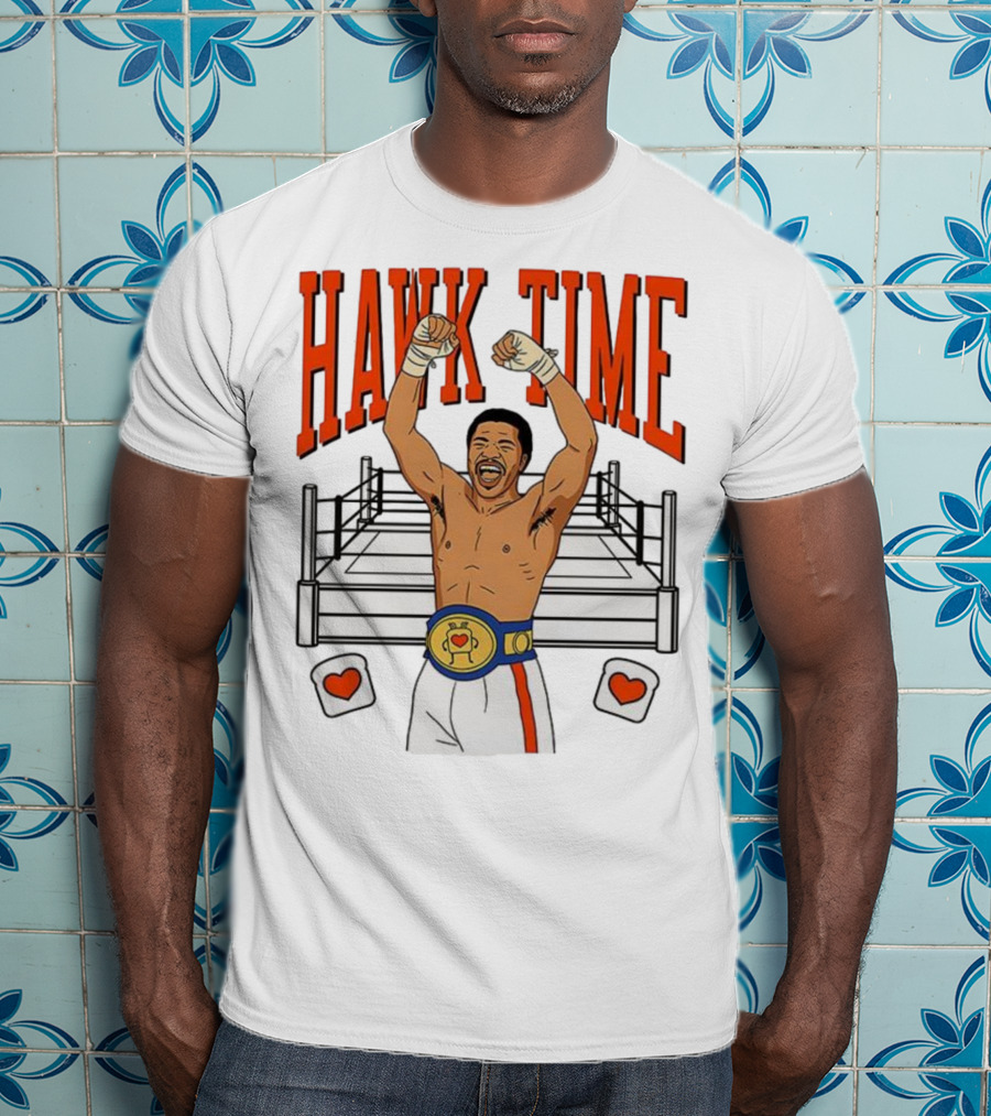 Hawk Time Aaron Pryor Champion Boxer Ring Victory T-Shirt