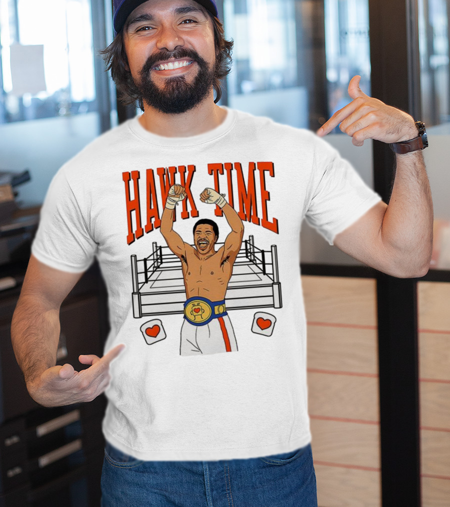 Hawk Time Aaron Pryor Champion Boxer Ring Victory T-Shirt