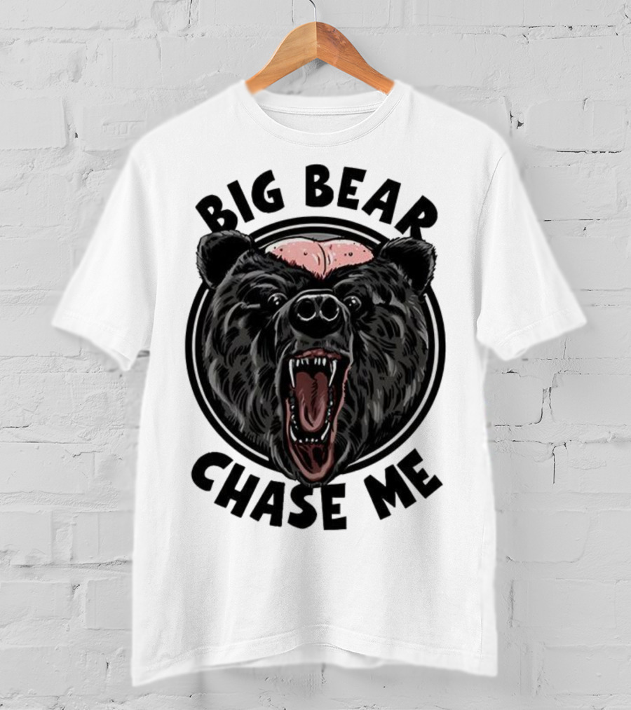 Big Bear Chase Me Bald-Headed Bear Of Claire County T-Shirt