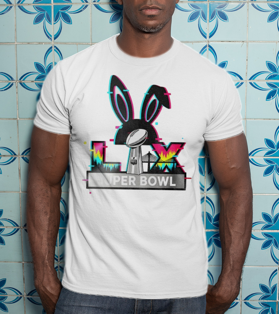 Bad Bunny LVI Super Bowl NFL Halftime Show LAX Stadium T-Shirt