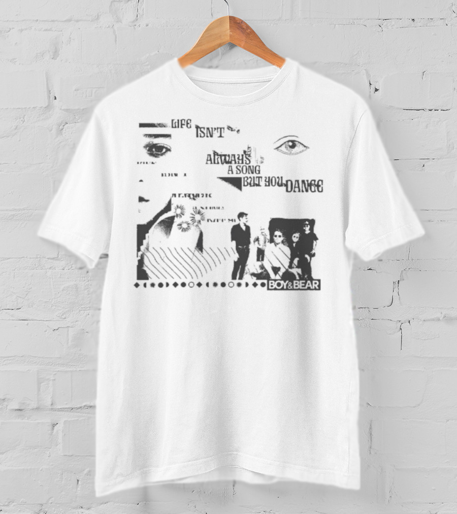 Boy & Bear Life Isn’t Always A Song But You Dance Eye Artwork T-Shirt