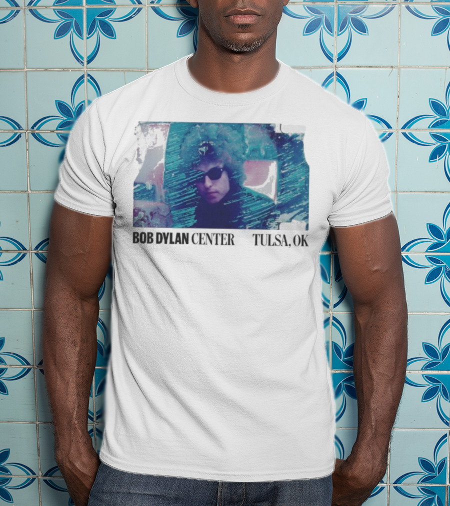Bob Dylan Europe 1966 Tulsa OK Tour Vintage Style Photo T-Shirt