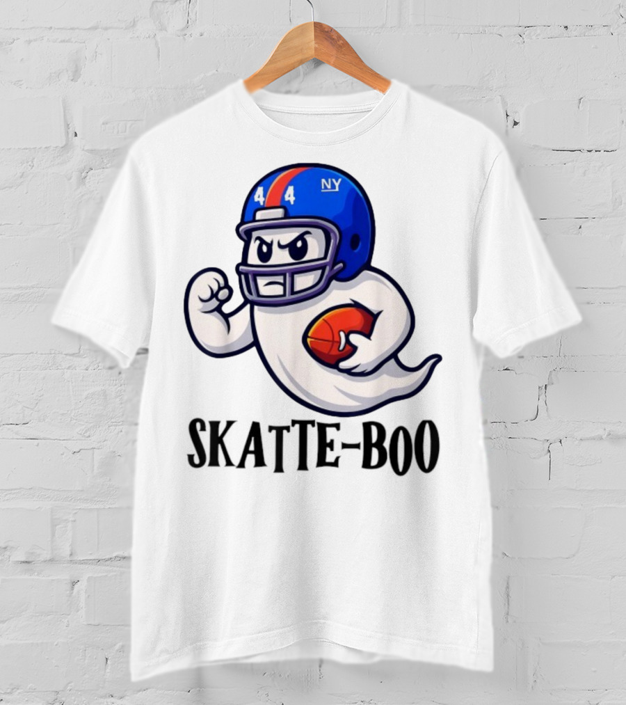 New York Giants Skatte-Boo Ghost Halloween Football Spirit T-Shirt