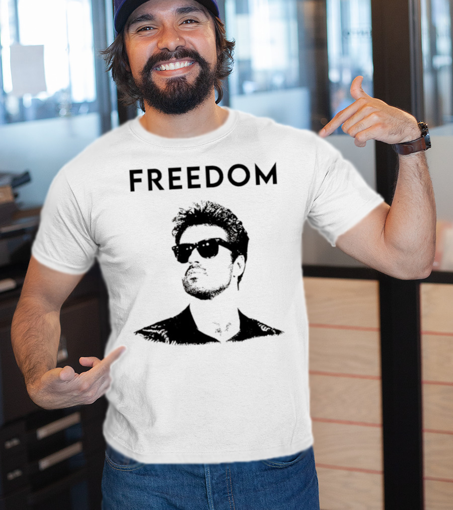 George Michael Freedom Retro Tribute T-Shirt