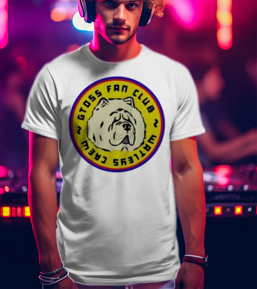 GToss Fan Club Watleys Crew Dog Emblem T-Shirt