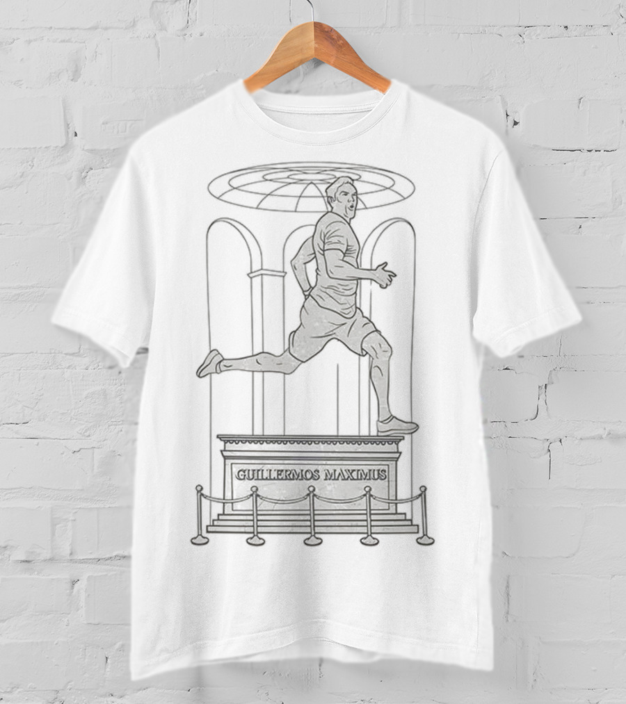 Guillermos Maxiums Running Statue Meme T-Shirt