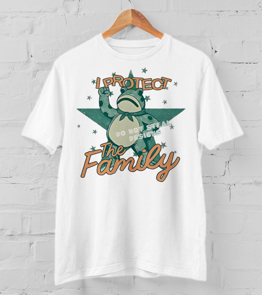 I Protect The Family Frog Star Meme T-Shirt