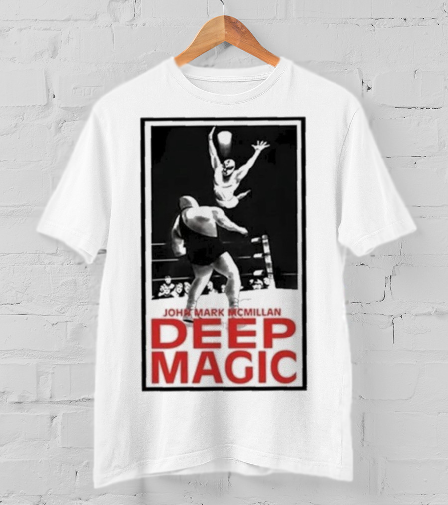 John Mark McMillan Deep Magic Wrestling Illustration T-Shirt