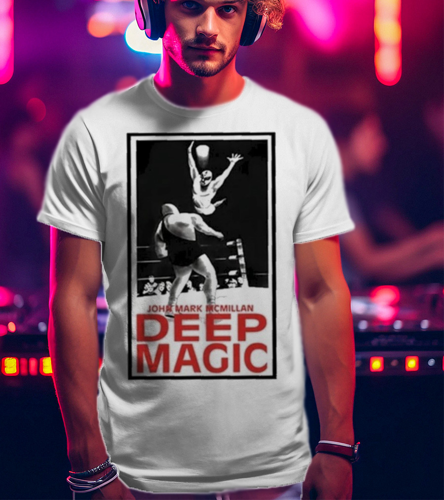 John Mark McMillan Deep Magic Wrestling Illustration T-Shirt