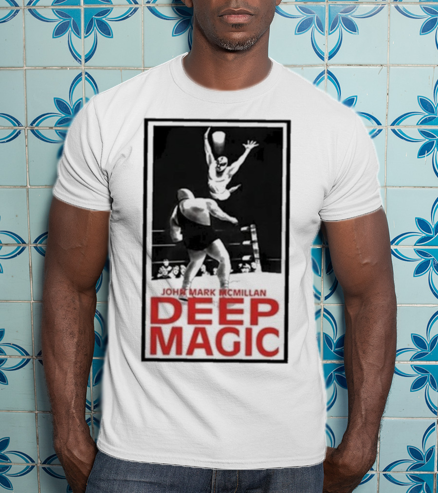 John Mark McMillan Deep Magic Wrestling Illustration T-Shirt