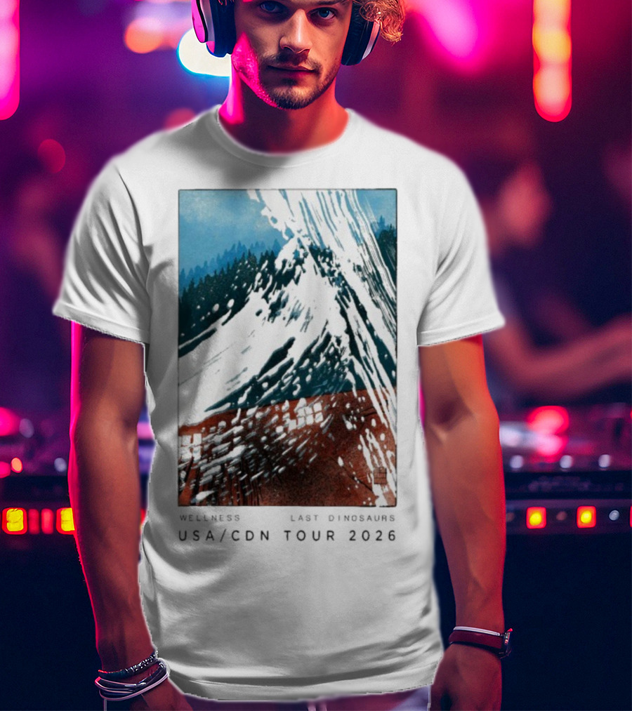 Wellness Last Dinosaurs USA CDN Tour 2026 T-Shirt