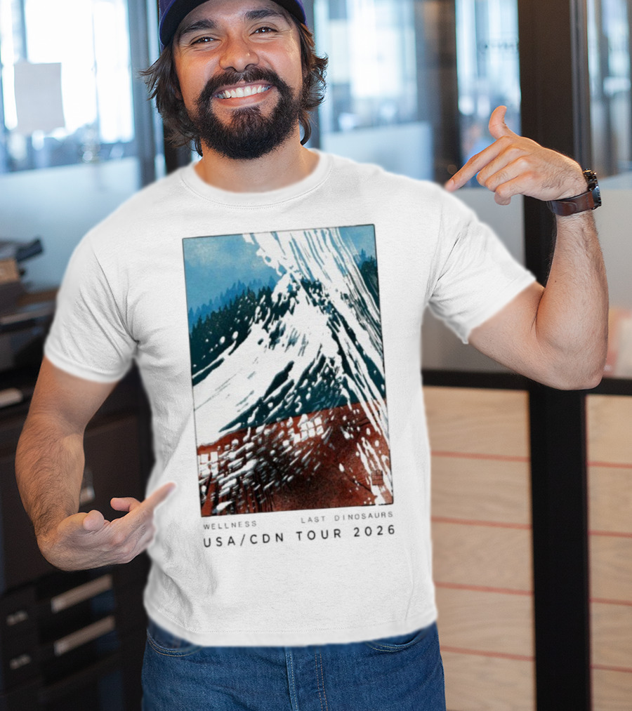 Wellness Last Dinosaurs USA CDN Tour 2026 T-Shirt