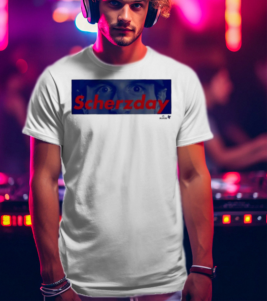 Max Scherzer Scherzday Eyes Toronto Blue Jays T-Shirt