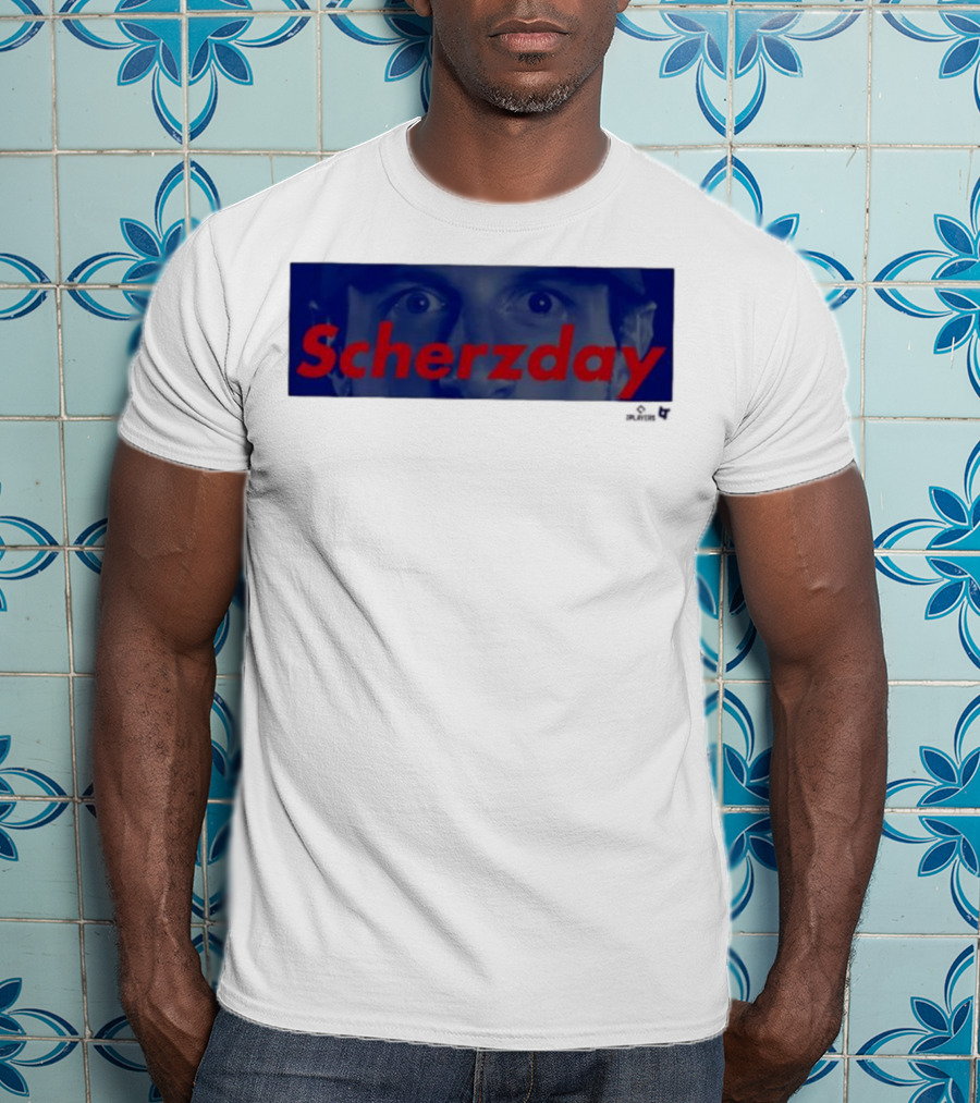 Max Scherzer Scherzday Eyes Toronto Blue Jays T-Shirt