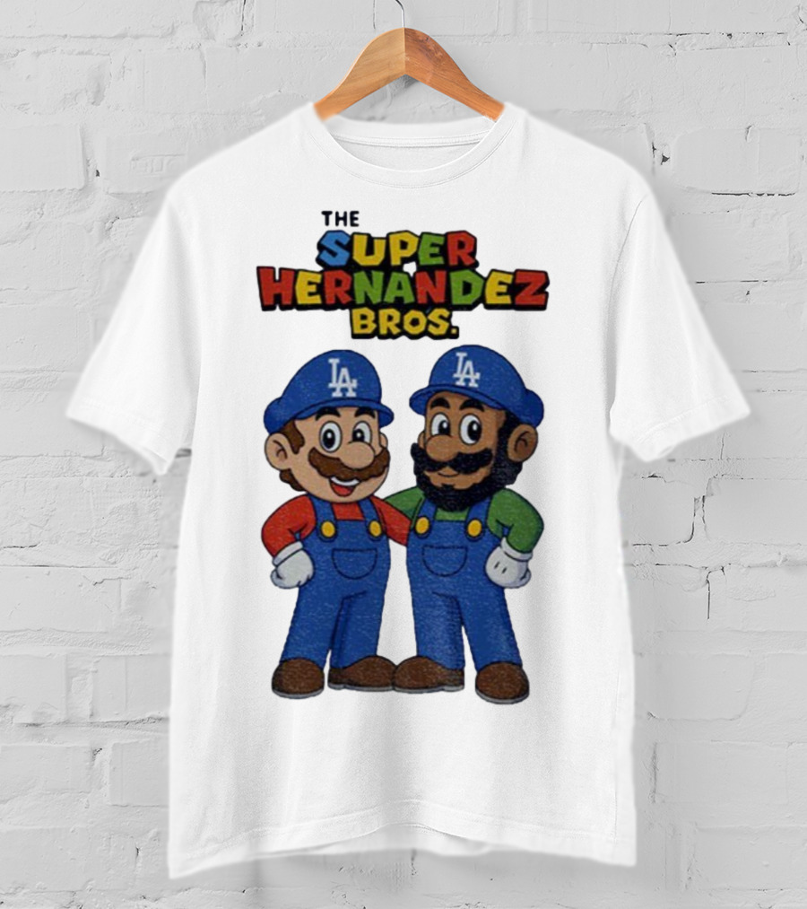 The Super Hernandez Bros LA Baseball Theme T-Shirt