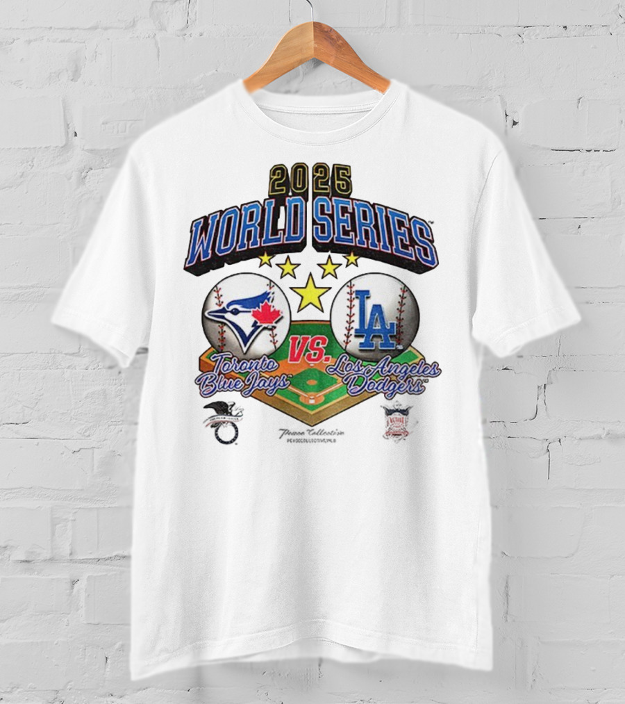 2025 World Series Toronto Blue Jays Vs Los Angeles Dodgers T-Shirt