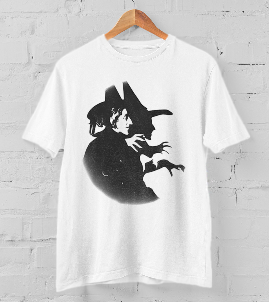 Wicked Witch Of The West Silhouette Halloween Oz Wizard T-Shirt
