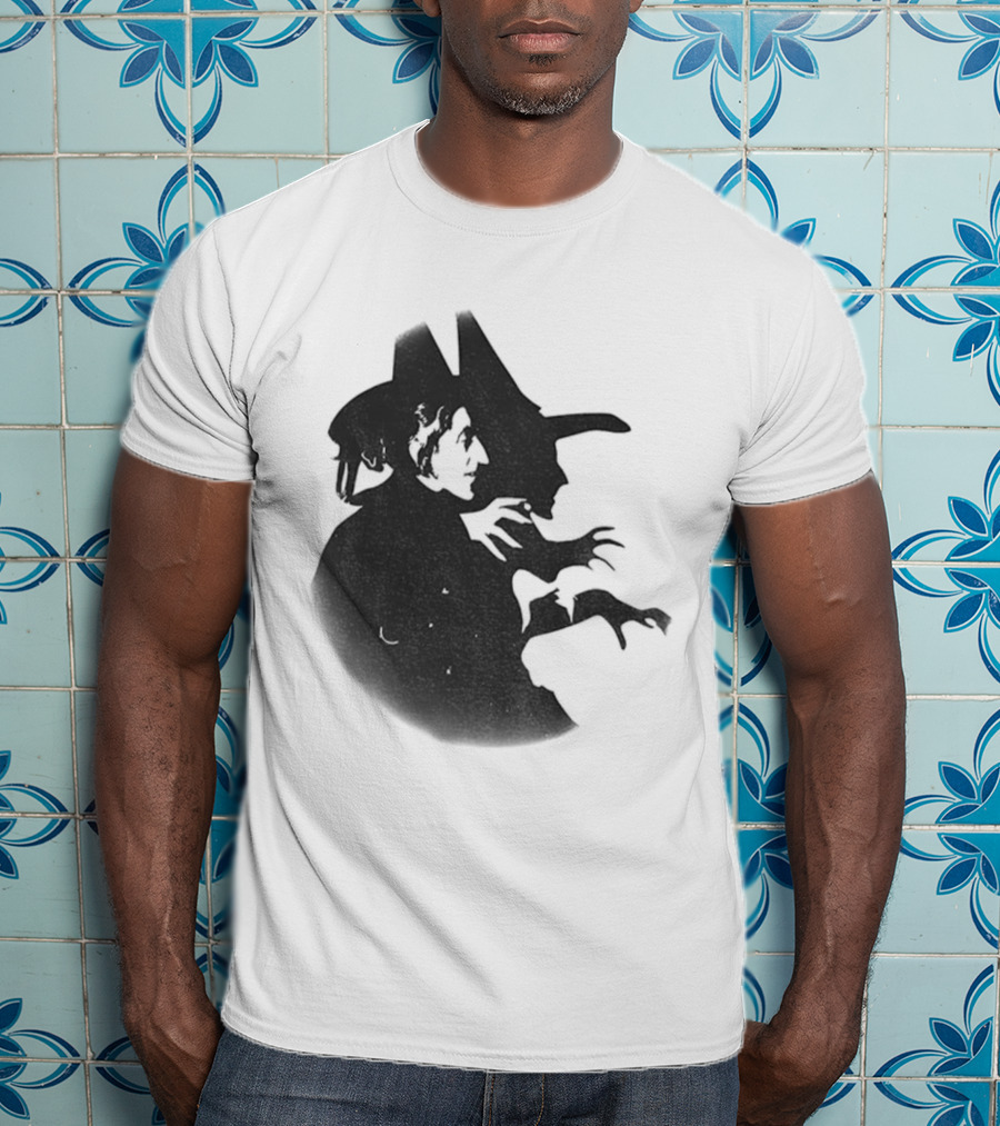 Wicked Witch Of The West Silhouette Halloween Oz Wizard T-Shirt