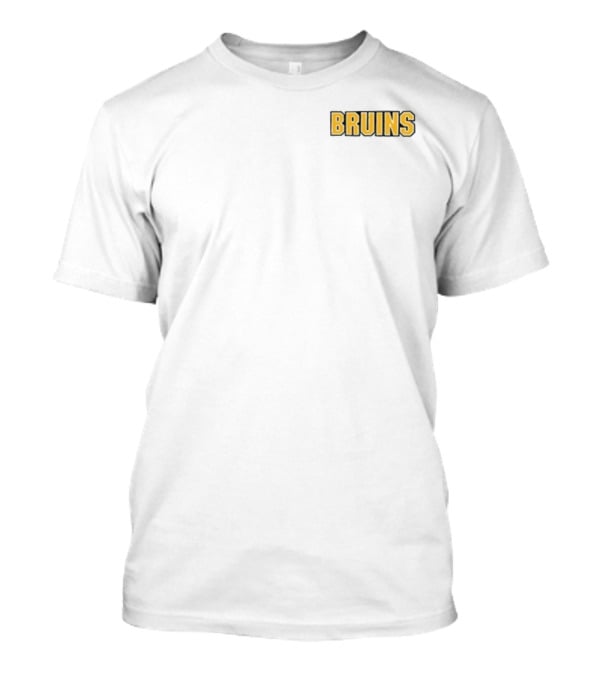 Boston Bruins Vintage History Bold Black And Yellow Nostalgia T-Shirt