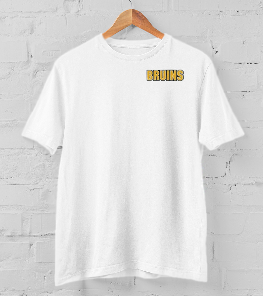 Boston Bruins Vintage History Bold Black And Yellow Nostalgia T-Shirt