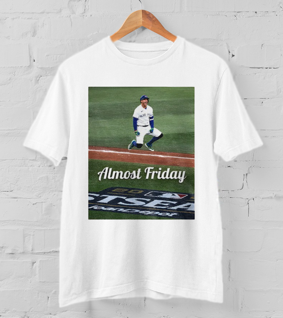 Almost Friday George Springer Jump Toronto Blue Jays Baseball Playoffs T-Shirt