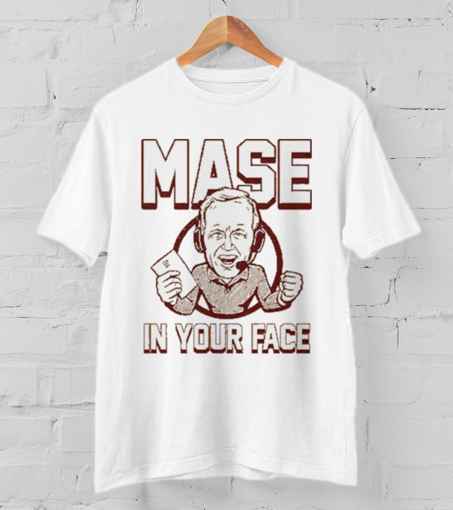 Mase In Your Face Coach Glen Mason Cartoon Style T-Shirt
