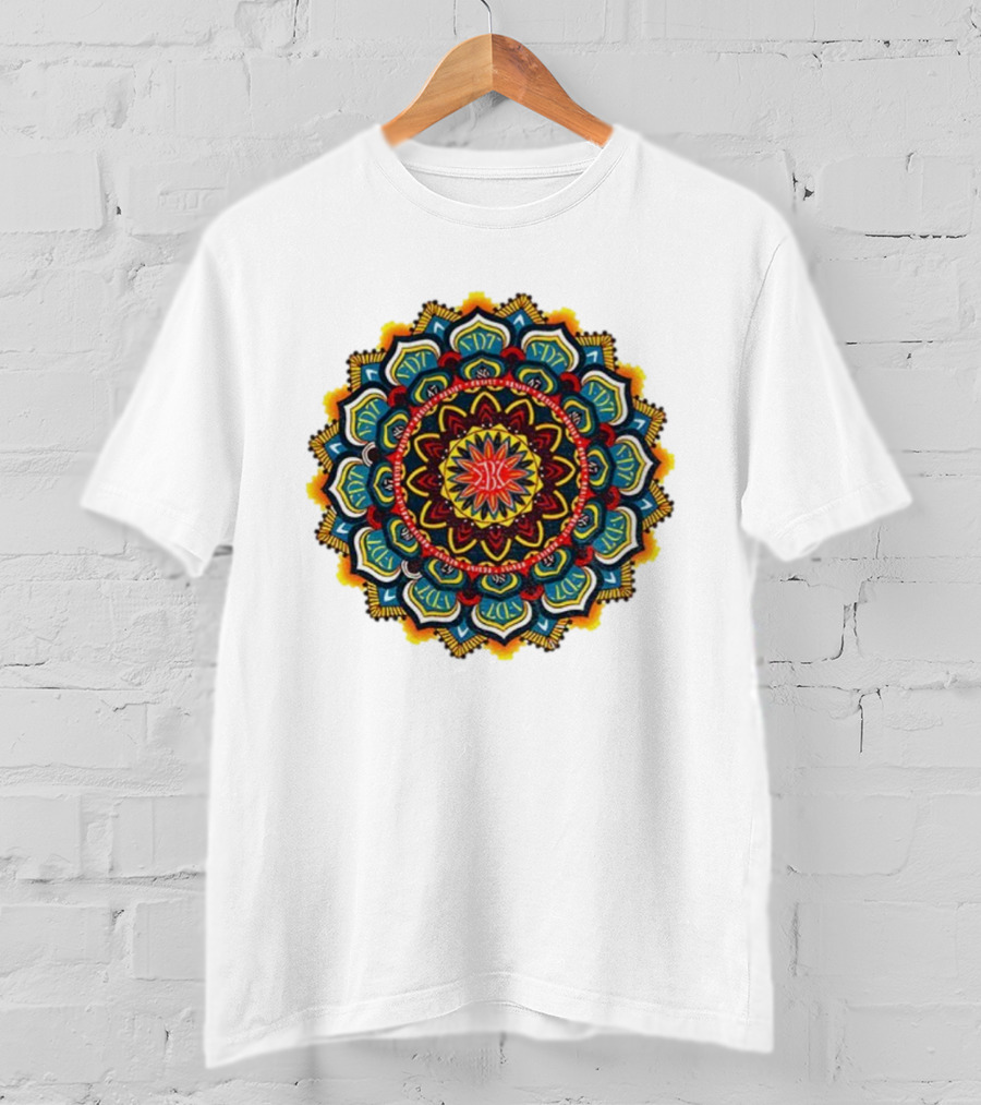 Mandala FDT Anti Trump Feminist Flower Pattern T-Shirt