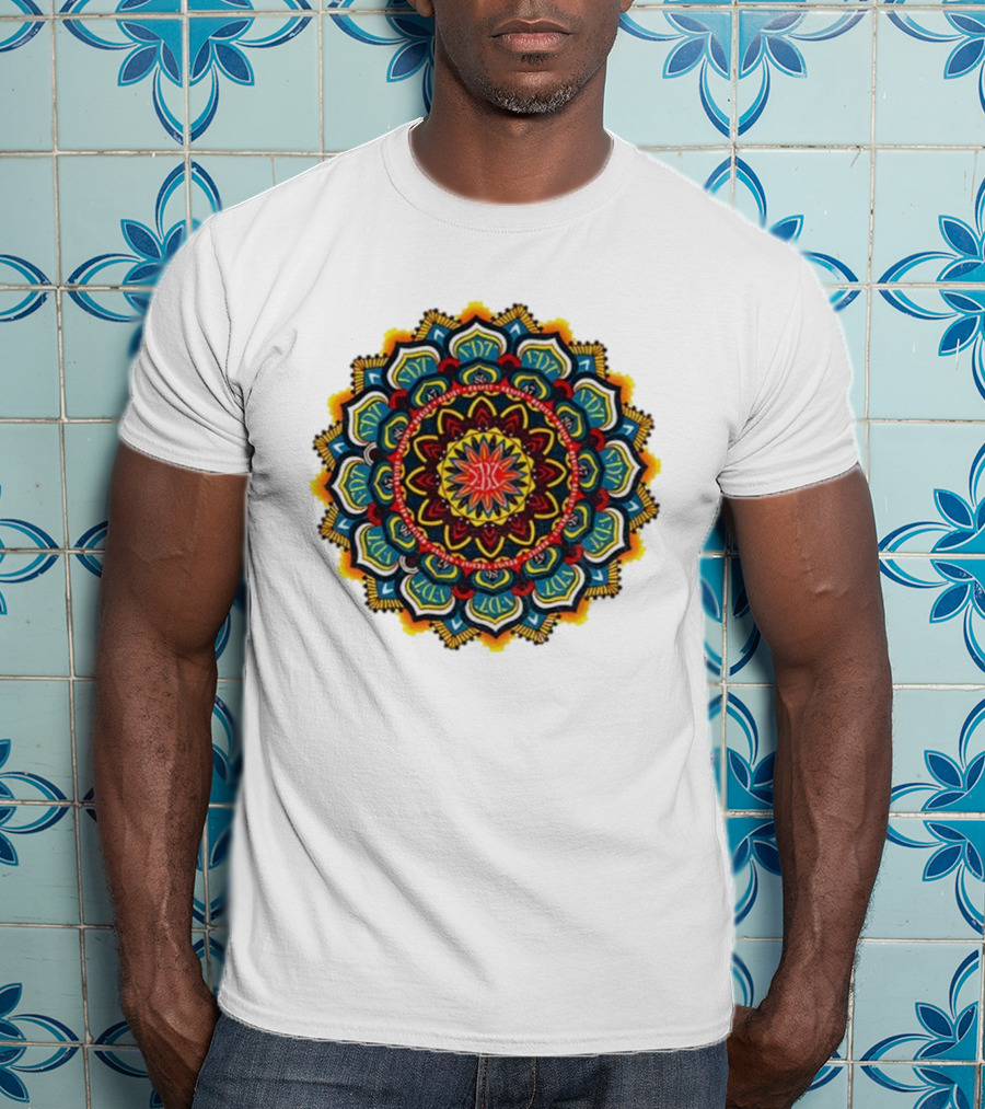Mandala FDT Anti Trump Feminist Flower Pattern T-Shirt