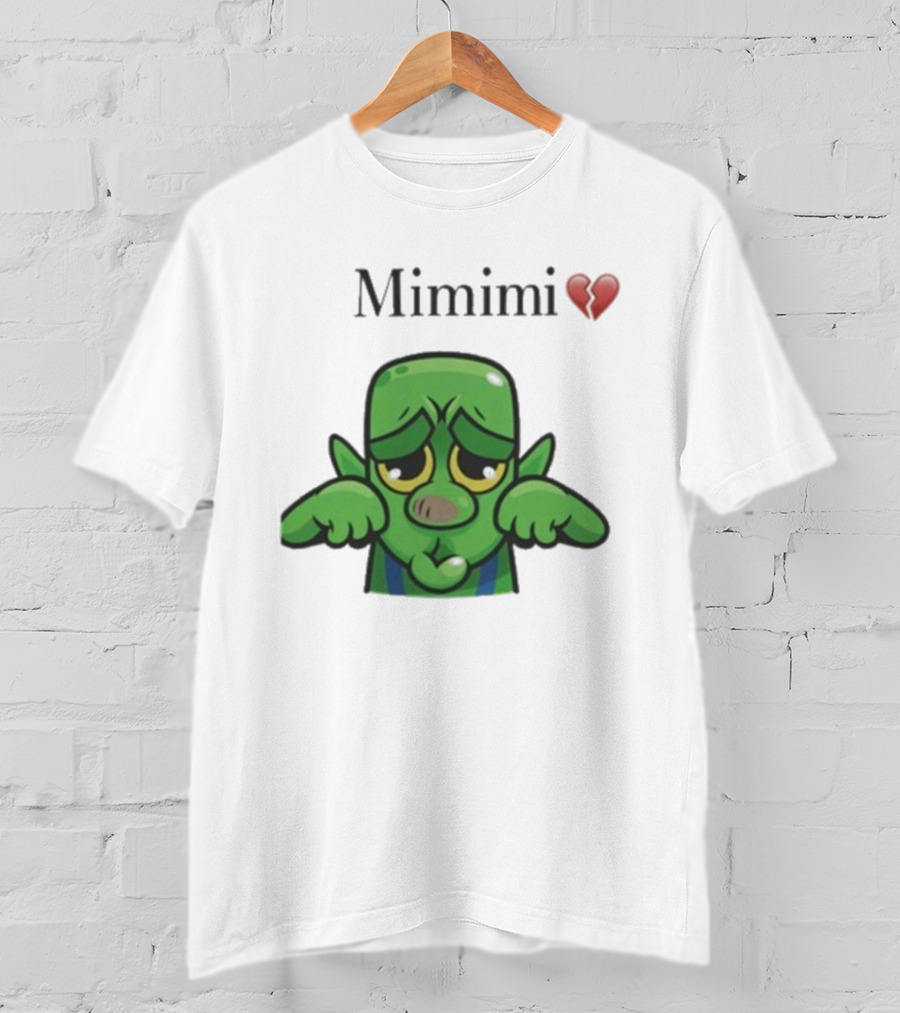 Mimimi Heartbroken Goblin Clash Royale Emojis T-Shirt