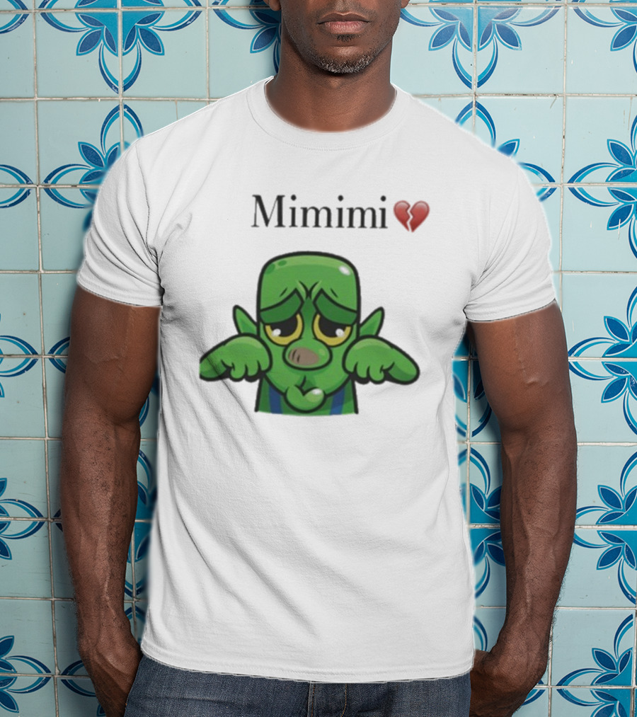 Mimimi Heartbroken Goblin Clash Royale Emojis T-Shirt