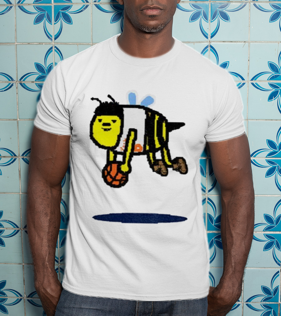 OG Anuno-bee Dribbling Basketball Knicks Paint Style T-Shirt