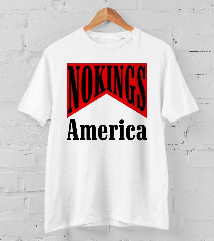 NOKINGS America Medicine Packaging Sarcastic Fashion T-Shirt