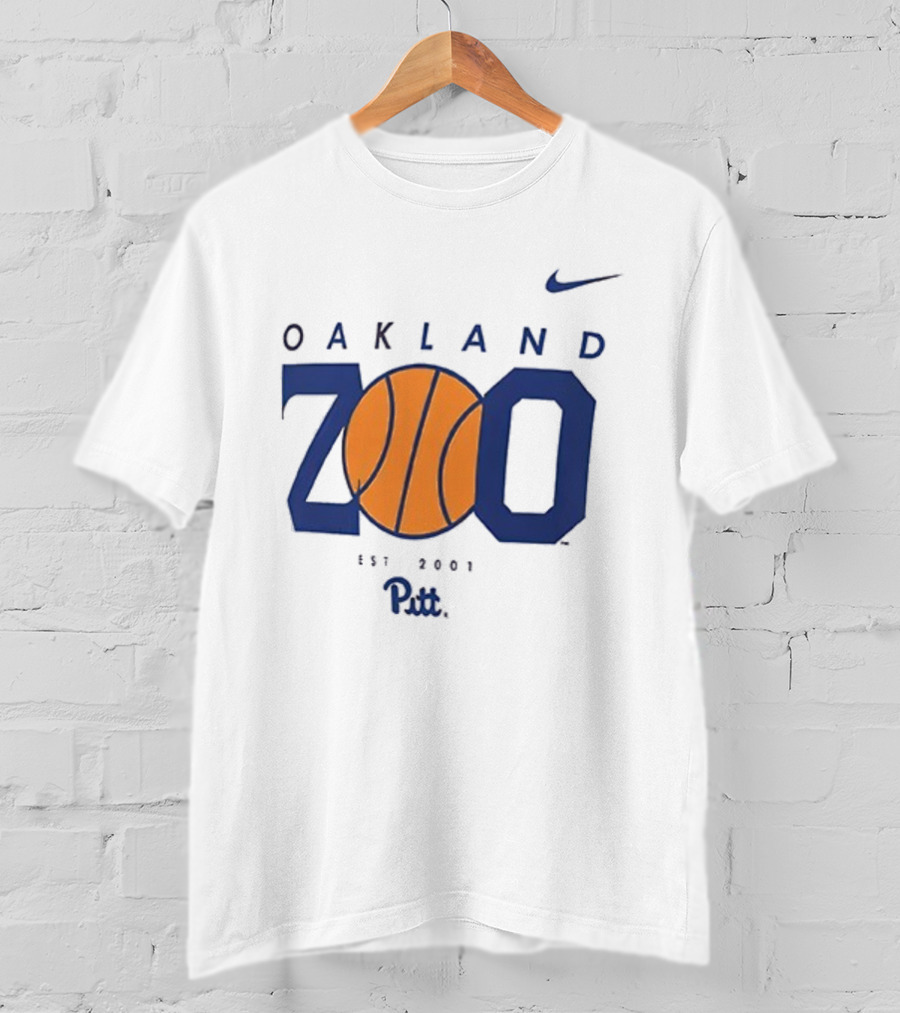 Pitt Oakland Zoo Basketball 2025 Est 2001 Nike T-Shirt