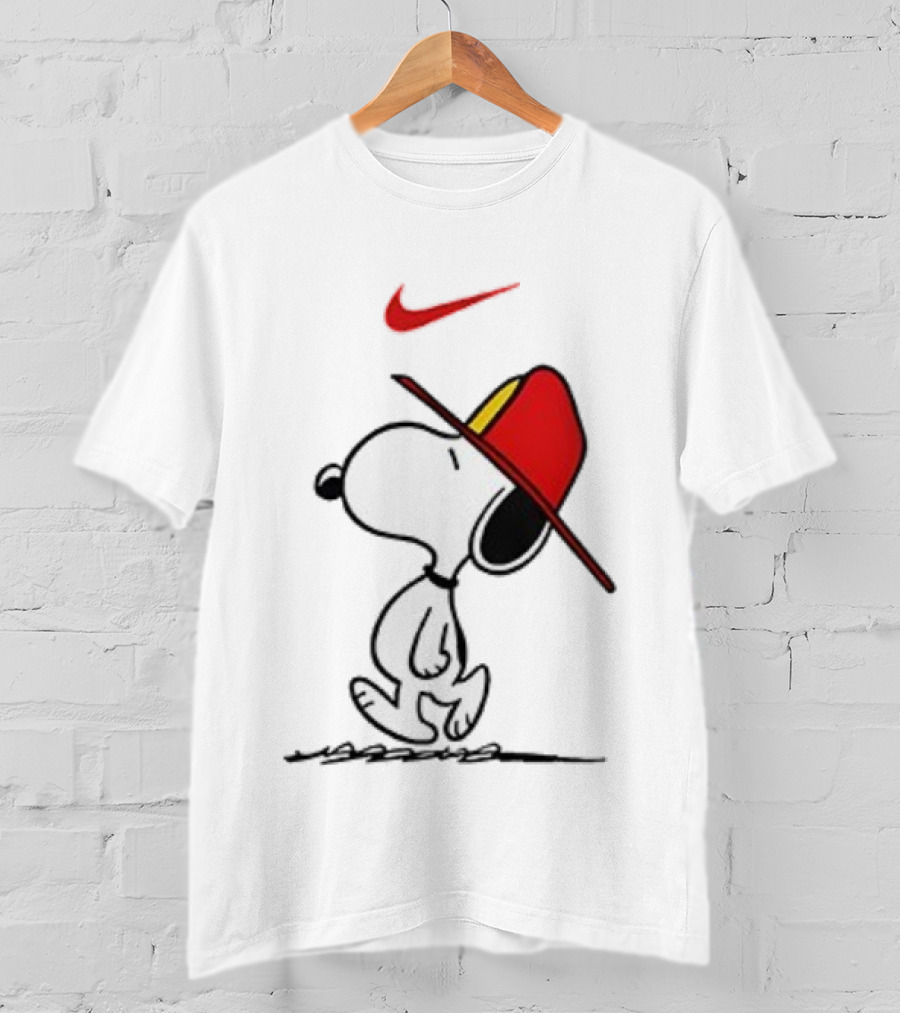 Snoopy Firefighter Nike Once Upon A Time I Was Innocent Then I Joined The Fire Department T-Shirt