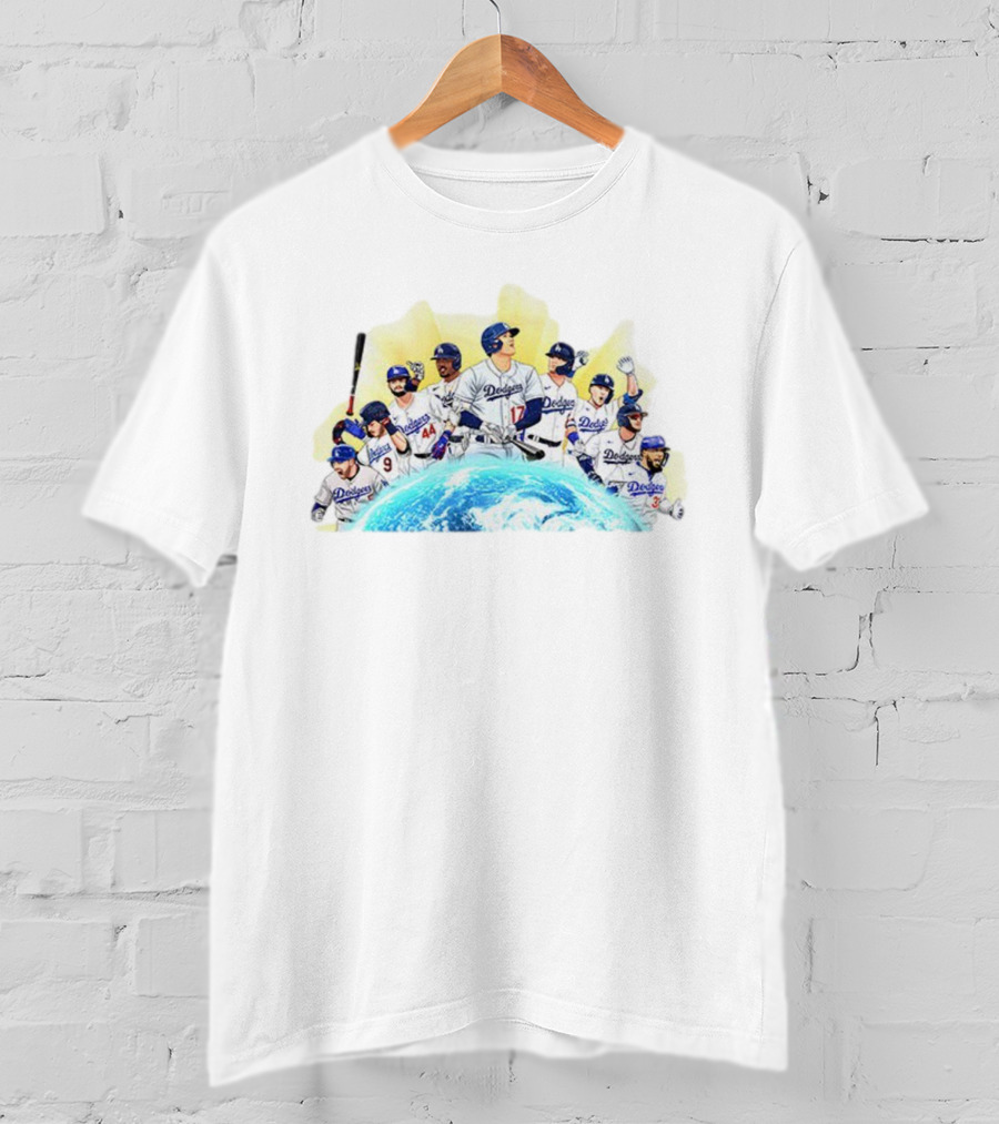 Los Angeles Dodgers MLB 2025 Baseball Team Champions T-Shirt