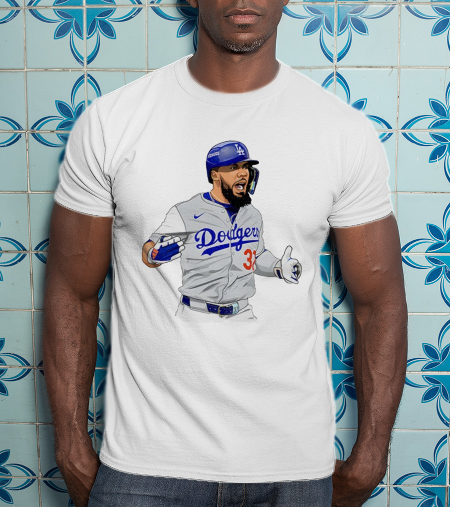 Dodgers Teoscar Hernández Baseball Los Angeles Signature Edition T-Shirt