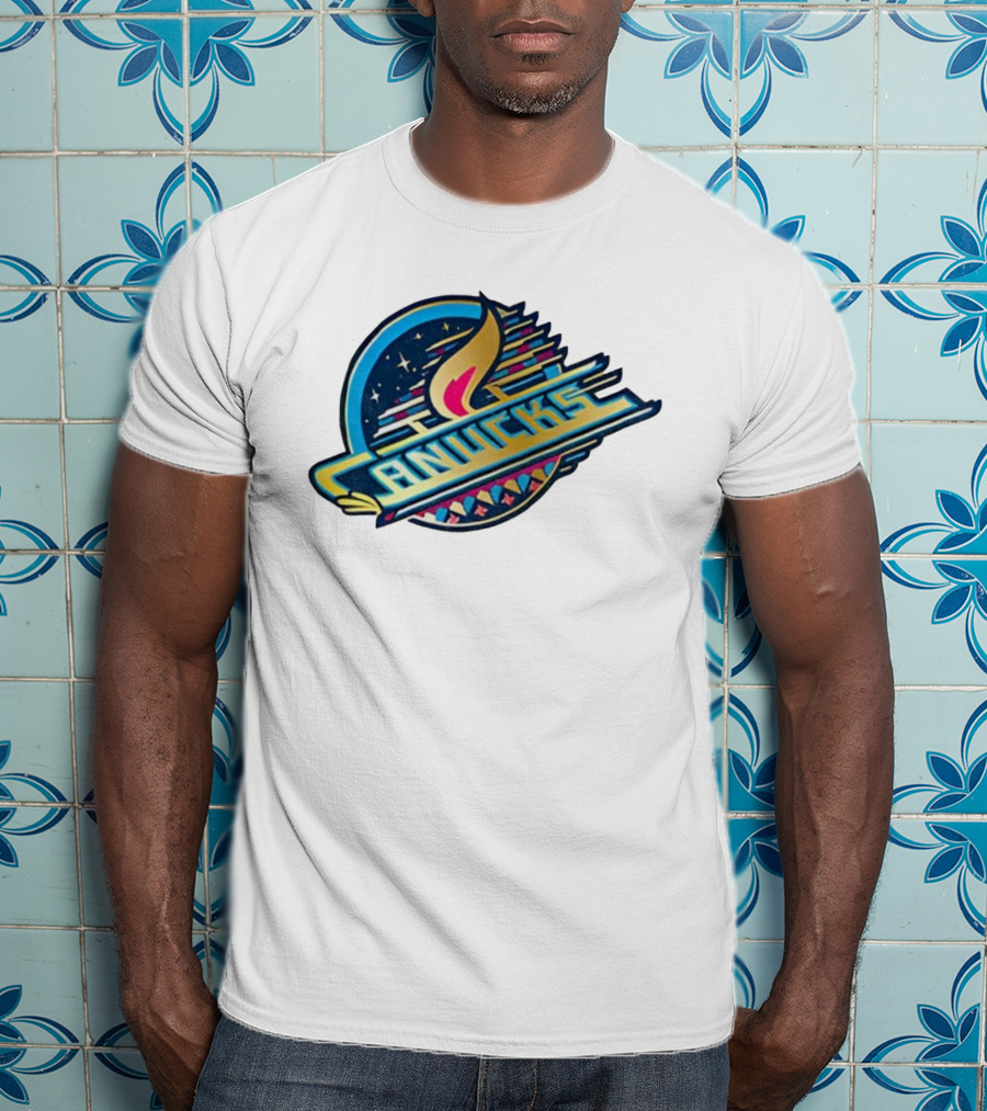 Vancouver Canucks Diwali Celebration NHL Hockey Fan Apparel T-Shirt