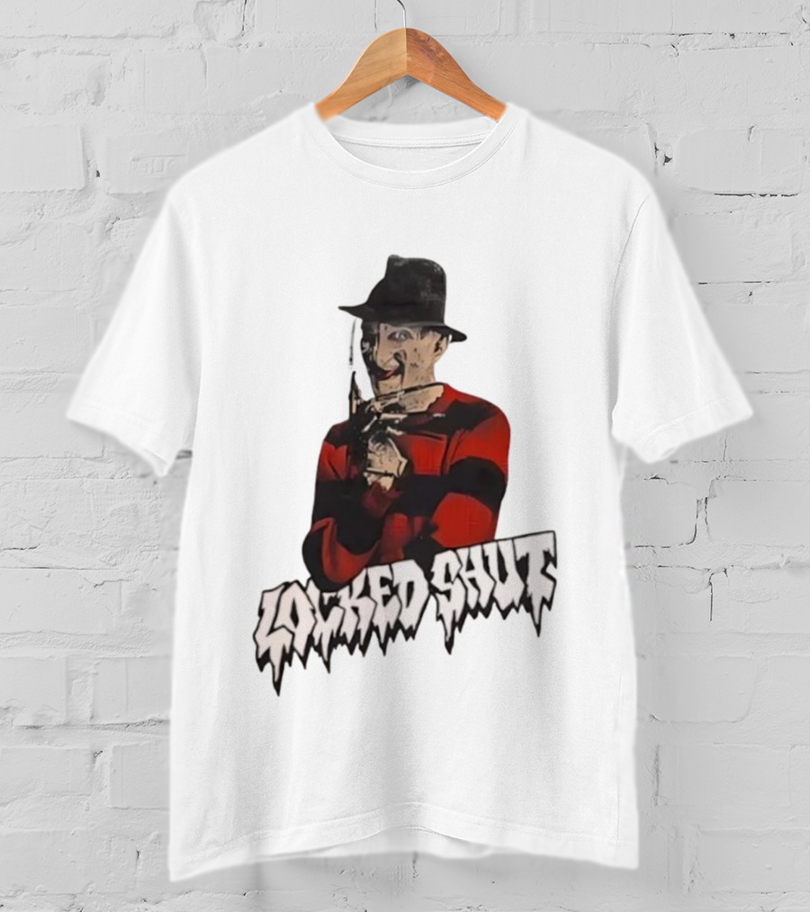 Freddy Krueger Locked Shut Nightmare Horror Character T-Shirt