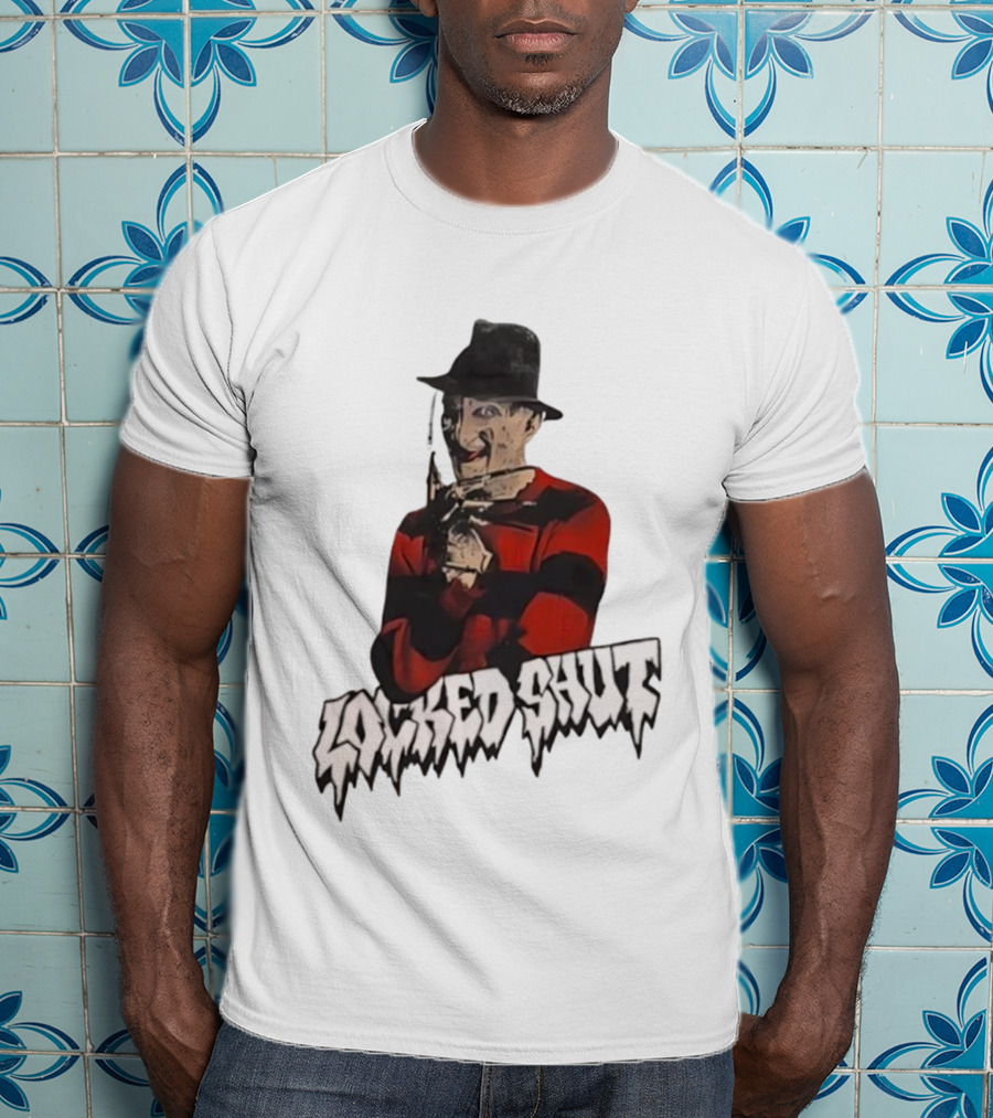 Freddy Krueger Locked Shut Nightmare Horror Character T-Shirt