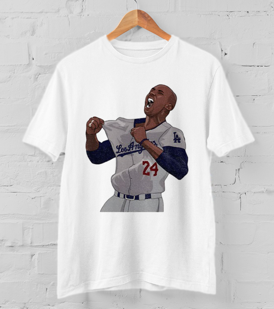 Los Angeles Mamba 24 Dodgers Iconic Tribute T-Shirt