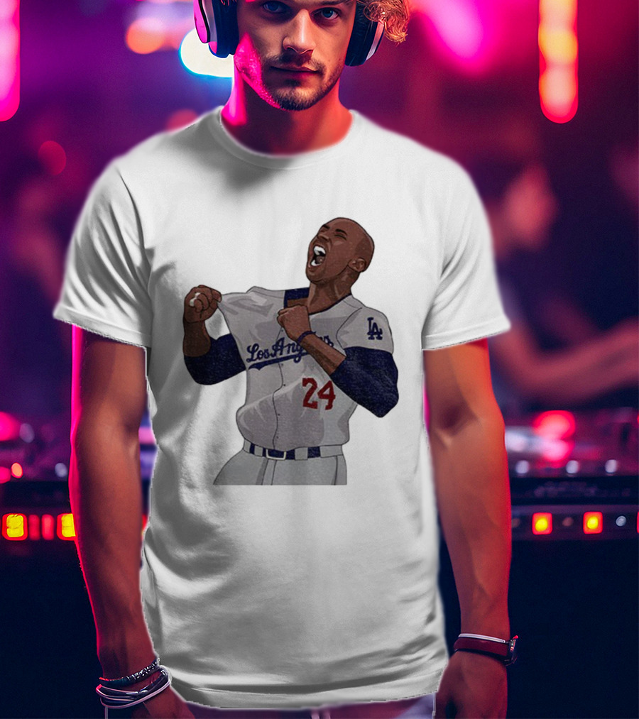 Los Angeles Mamba 24 Dodgers Iconic Tribute T-Shirt