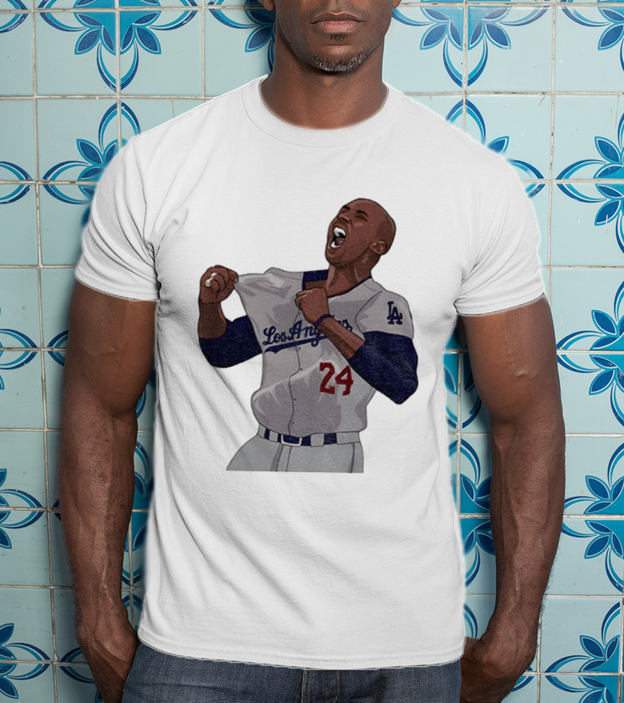 Los Angeles Mamba 24 Dodgers Iconic Tribute T-Shirt