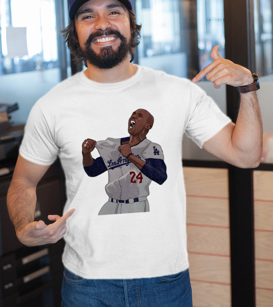 Los Angeles Mamba 24 Dodgers Iconic Tribute T-Shirt