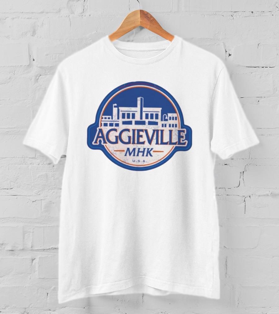 Aggieville MHK USA Manhattan Iconic Retro Style T-Shirt