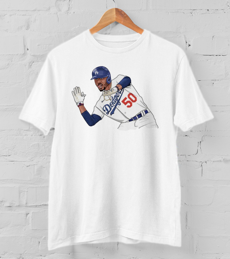 Mookie Betts Dodgers 50 Los Angeles Baseball MLB T-Shirt