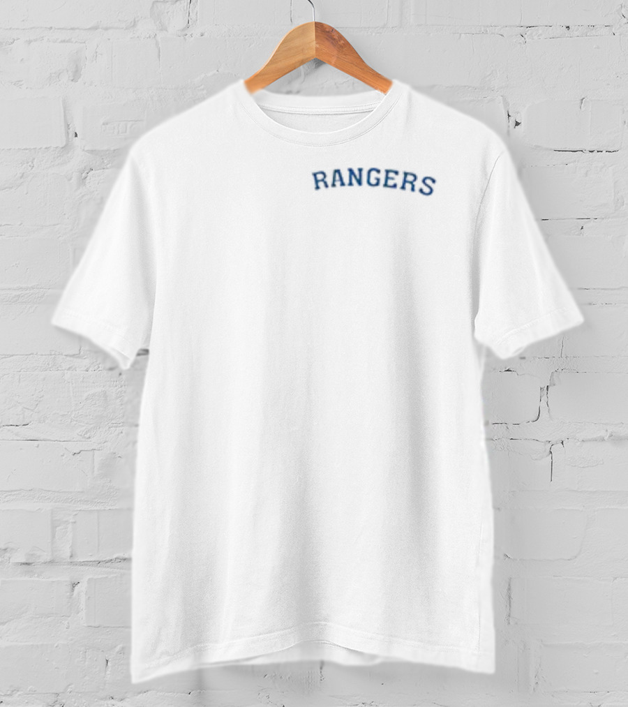 Vintage New York Rangers Retro Style Wordmark T-Shirt