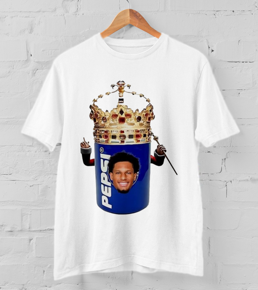 Oronde Gadsden Pepsi Crown Los Angeles Chargers King Parody T-Shirt