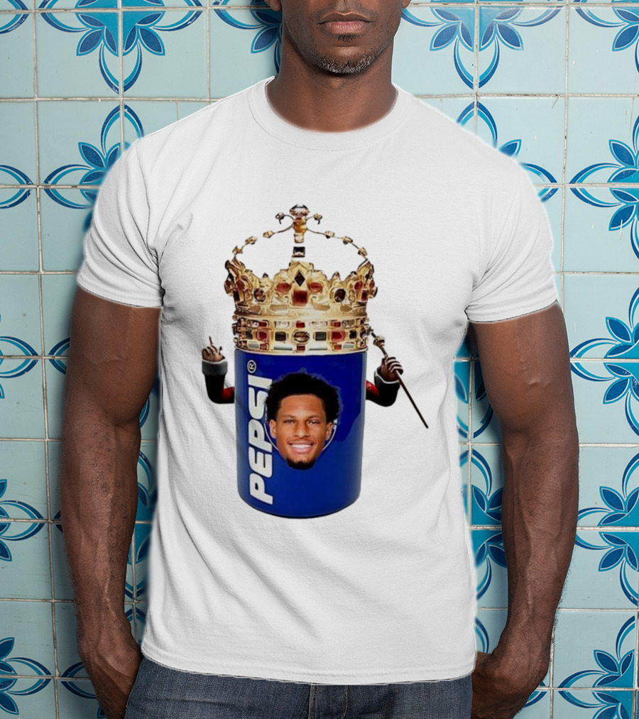Oronde Gadsden Pepsi Crown Los Angeles Chargers King Parody T-Shirt