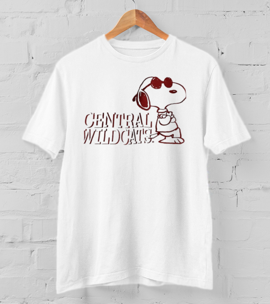 Central Wildcats Snoopy Arizona Wildcats T-Shirt