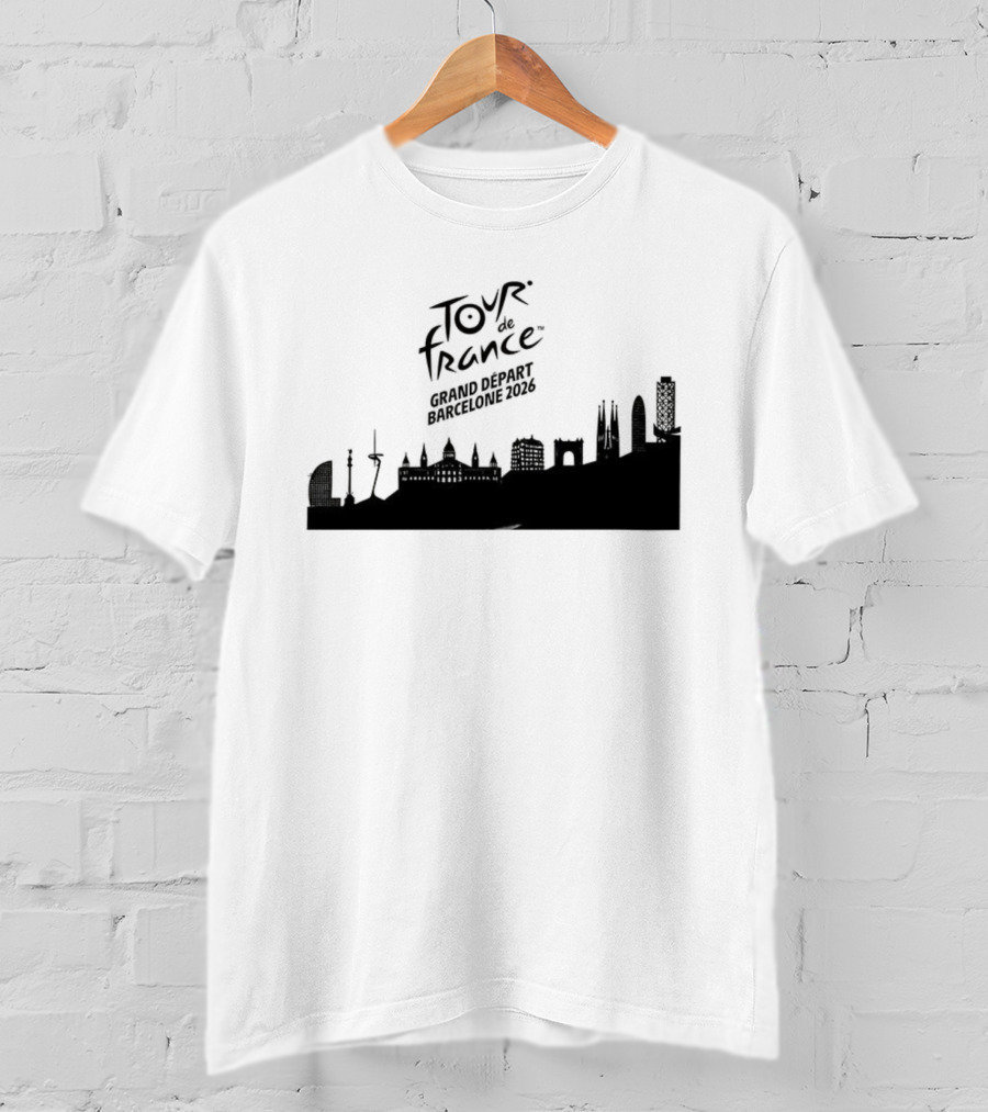 Tour De France Grand Depart Barcelone 2026 Skyline T-Shirt